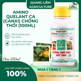 Phân Bón Lá Amino Quelant Ca (Canxi) Chống Thối , Nứt Trái, Kích Thích Trái Phát Triển (100ml)