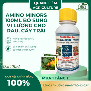 Phân Bón Lá Vi Lượng Amino Minors (Chai 100ml) - Bổ sung vi lượng cho rau, cây ăn trái