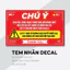 COMBO 100 TEM DÁN QUAY CLIP TRƯỚC KHI MỞ HÀNG CÓ KEO MẶT SAU