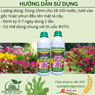 Phân Cá Hữu Cơ Powerfeed - 1 Lít Mập Mầm, To Hoa, Dày Cánh