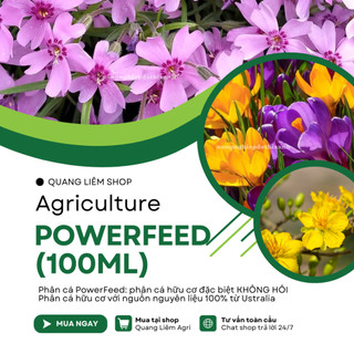 Phân Cá Hữu Cơ Powerfeed - 100ML Mập Mầm, To Hoa, Dày Cánh