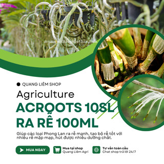 Thuốc kích rễ ACROOTS 10SL Chai 100ML – Phân Bón Lá Siêu Kích Rễ, Đẻ Nhánh