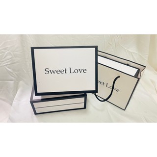 Set hộp quà tặng Sweet Love nắp nam châm cứng cáp, sang trọng