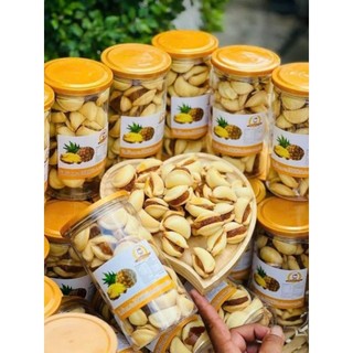 320gr Ăn vặt Bánh sò khóm Thái Lan,vỏ bánh giòn giòn,bùi bùi,chua chua ngọt  ngọt nhân khóm lạ miệng.