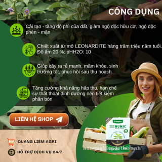 Phân Bón Tưới Gốc Hợp Trí Super Humic, tăng năng suất mà còn tiết kiệm phân bón 1KG