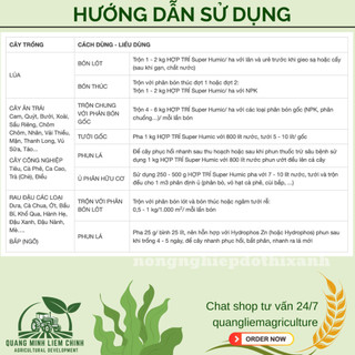 Phân Bón Kali Sinh Học Humic Diên Khánh Ra Rễ Mạnh, Nở Bụi, Cứng Cây - Túi 1KG