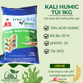 Phân Bón Kali Sinh Học Humic Diên Khánh Ra Rễ Mạnh, Nở Bụi, Cứng Cây - Túi 1KG