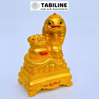 Heo đất ống tiết kiệm tiền lỗ ngang con giáp 2025 rắn tài lộc LD60 - TABILINE