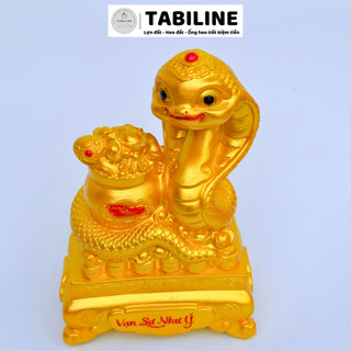Heo đất ống tiết kiệm tiền lỗ ngang con giáp 2025 rắn tài lộc LD60 - TABILINE