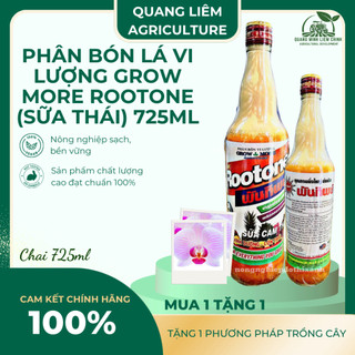Phân bón lá vi lượng Grow More Rootone (Sữa Thái) chuyên cho phong lan - chai 725ml
