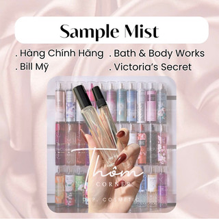 [Thôm Corner] SAMPLE BODY MIST Victoria's Secret 10ML Nhiều Mùi (Body Mist Chiết)