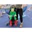 Set Suit Body Tuần Lộc Noel kèm quần và mũ cover Hàn Quốc có 2 màu xanh vs vàng cho bé trai, bé gái