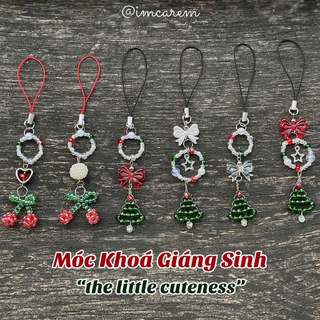 Móc Khóa Giáng Sinh 𝐋𝐢𝐭𝐭𝐥𝐞 𝐂𝐮𝐭𝐞𝐧𝐞𝐬𝐬 - Dây Treo Điện Thoại Quà Tặng Noel Handmade by Carem