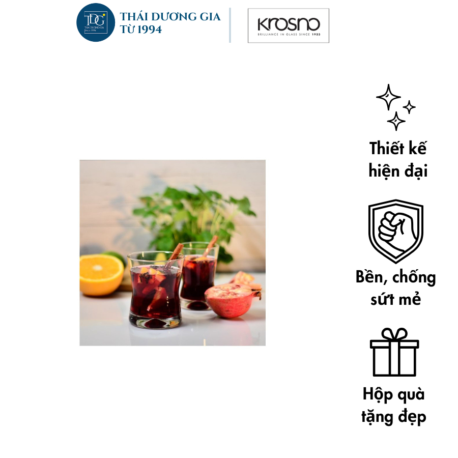 Bộ 6 cốc rượu mạnh 290ml Ba Lan Krosno X-line-87428