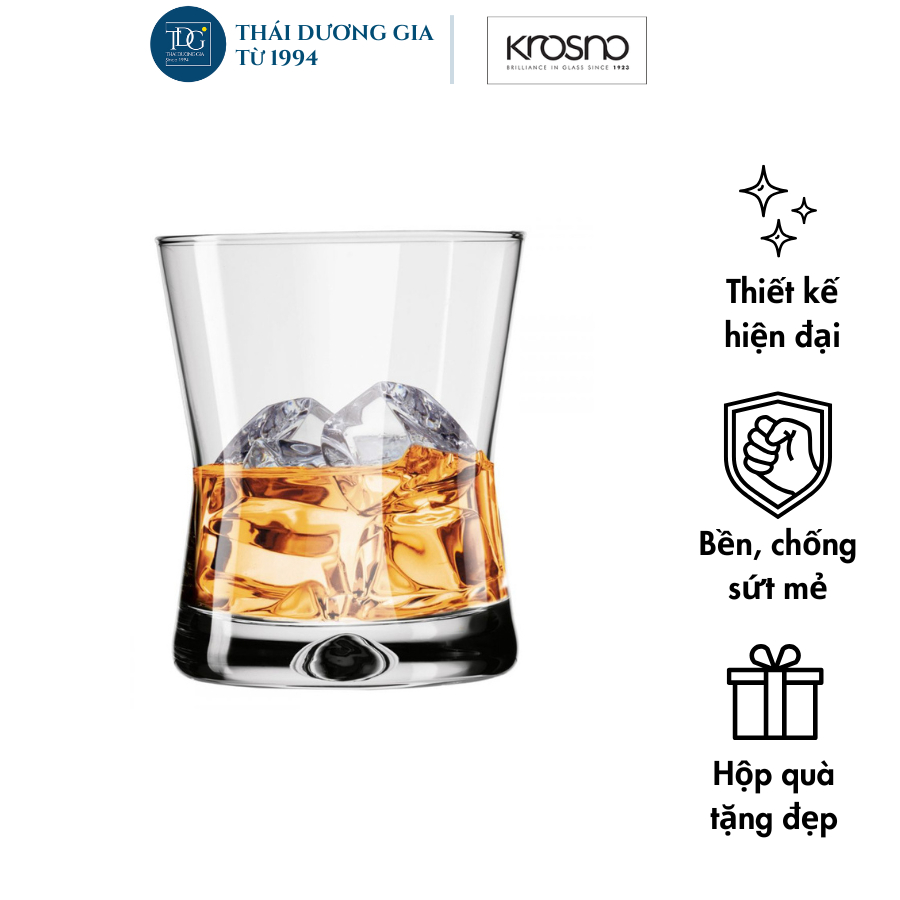 Bộ 6 cốc rượu mạnh 290ml Ba Lan Krosno X-line-87428