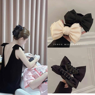 1 chiếc kẹp tóc nơ lụa phong cách Korea