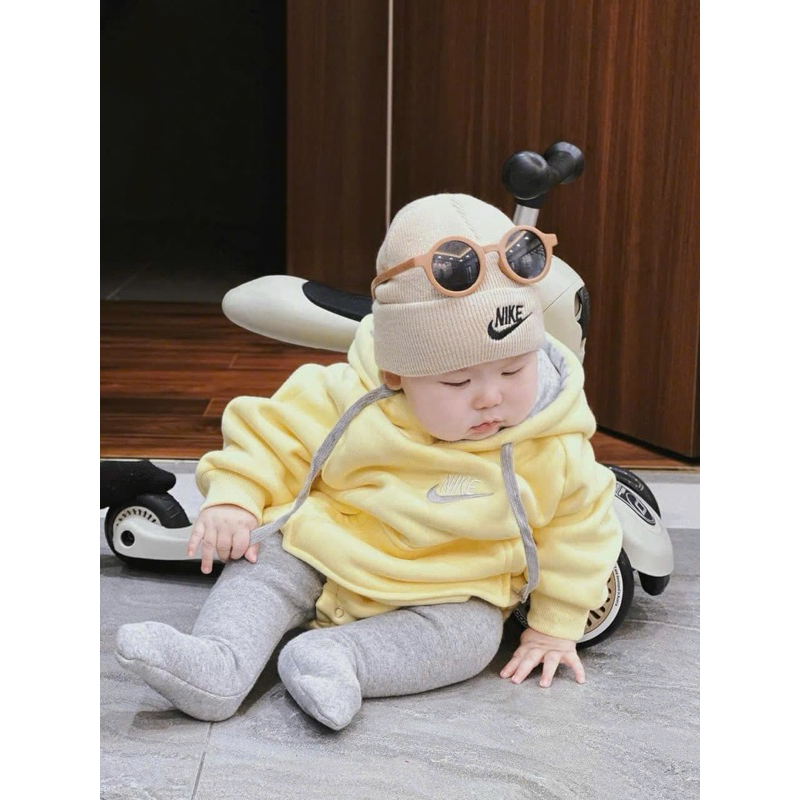 (HÀNG CÓ SẴN) Suit hoddie hàng qccc nỉ bông ấm áp chất đẹp chuẩn form cho bé trai bé gái