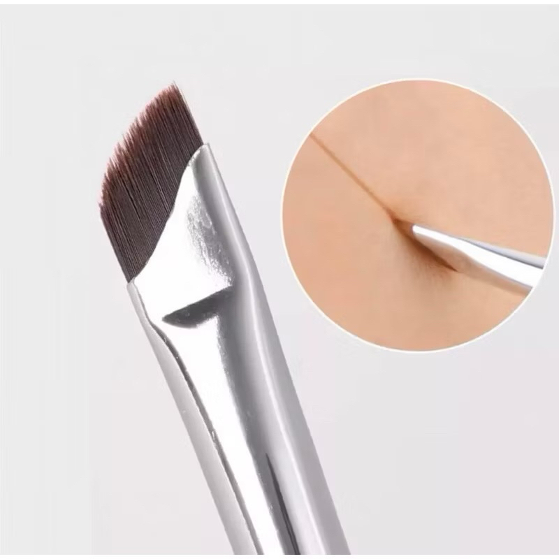 Cọ tém mày đa năng đầu vạt xéo bo tròn, dùng cho rất nhiều mục đích trang điểm