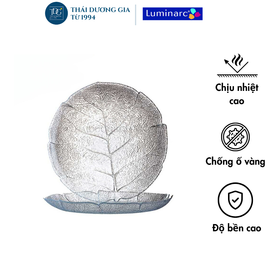 Đĩa ăn to 27cm Thủy Tinh Luminarc – Aspen-64517