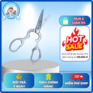 Kéo Làm Bếp Nhật Bản Chính Hãng – Cắt Gà, Cá, Đa Năng, Thép 4cr14 Sắc Bén! KÉO TL