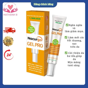 Nacurgo Gel - Ngừa mụn, ngừa và giảm thâm, thâm mụn