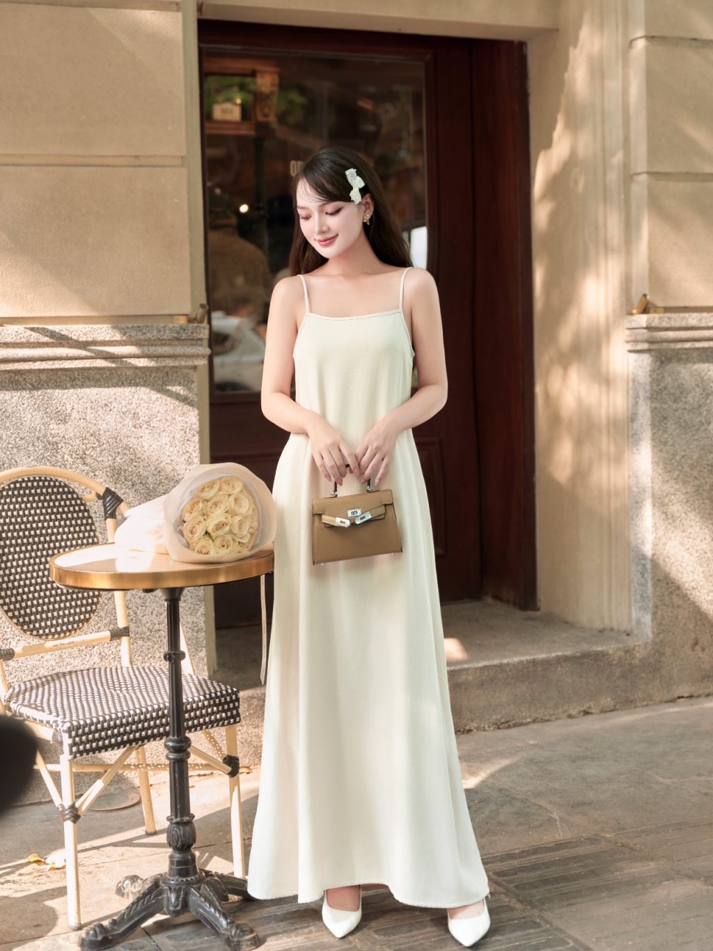 Ảnh Đầm Maxi Hai Dây Thanh Lịch - EDINI - D1653 1