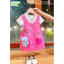 Set yếm kaki Baby three so hot 2 màu hồng sen và hồng cam, không thể thiếu bé gái