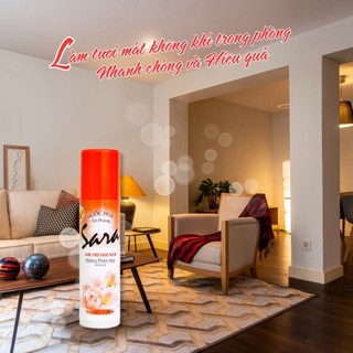 Chai xịt phòng Sara 220ml hương phấn hoa khử mùi thơm lâu đến 5h - SPCa000004