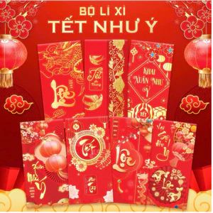 Quà Tặng - Không bán: Combo 10 bao lì xì tết 2026