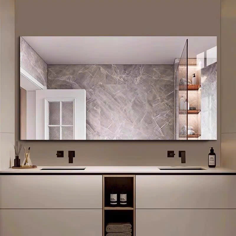Ảnh Gương treo tường không khung mài xiết VUADECOR nhiều mẫu kích thước 70x90cm (Full phụ kiện) 4