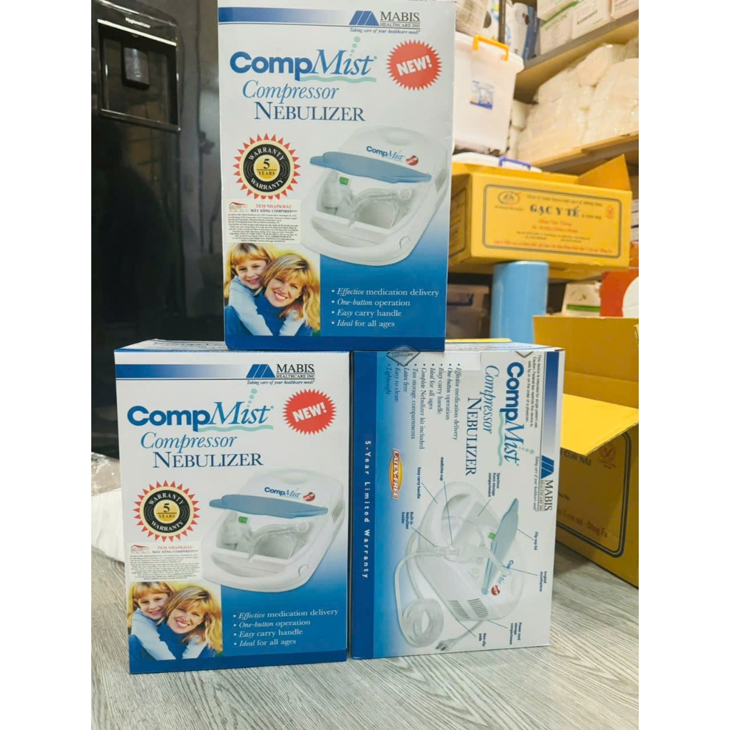 [Chính Hãng] Máy xông mũi họng CompMist | Shopee Việt Nam