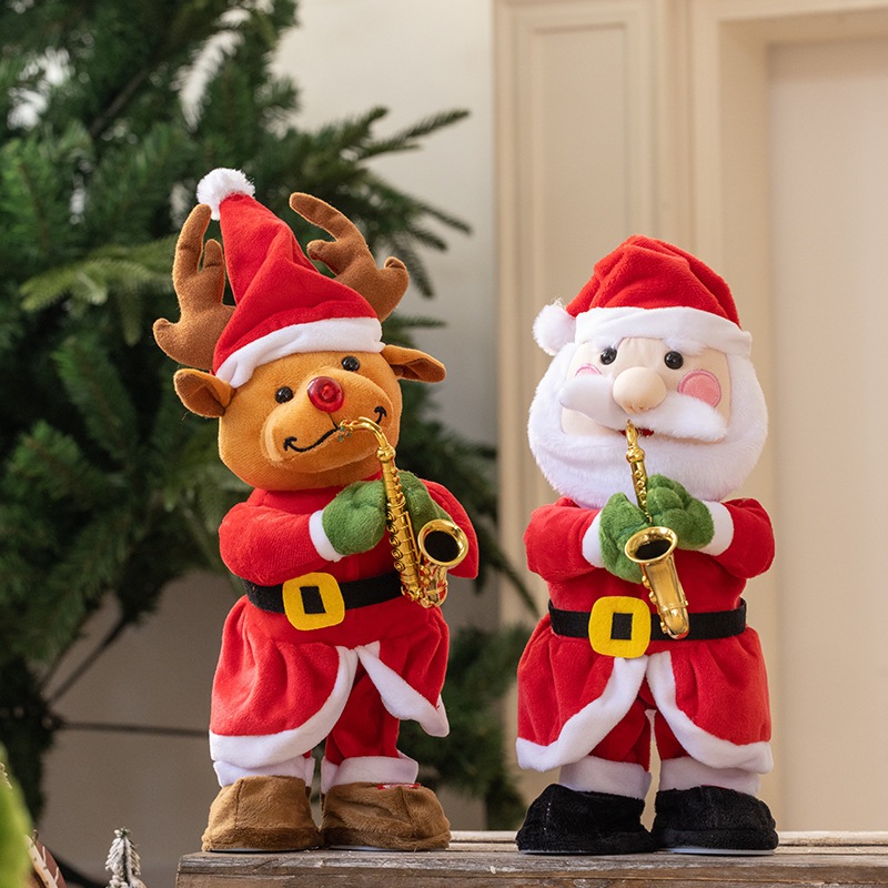 Cây Thông Noel Nhảy Múa Phát Nhạc, Ông Già Noel, Người Tuyết Chú Tuần Lộc Nhảy Múa Phát Nhạc Quà Tặng Giáng Sinh Cho Bé
