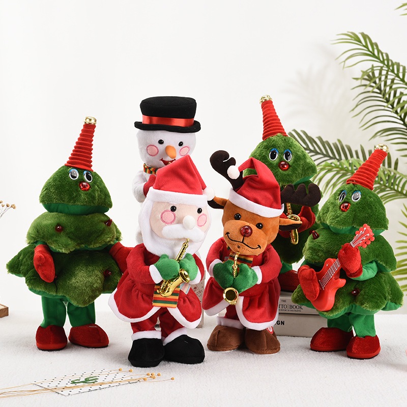 Cây Thông Noel Nhảy Múa Phát Nhạc, Ông Già Noel, Người Tuyết Chú Tuần Lộc Nhảy Múa Phát Nhạc Quà Tặng Giáng Sinh Cho Bé