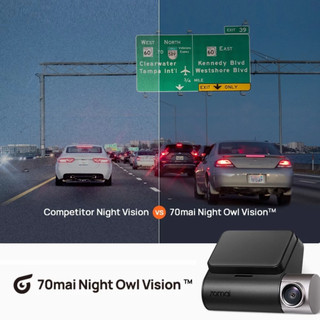 Camera hành trình 70mai Dash Cam A510 3K Quốc Tế Chính hãng, Cảm biến Sony, Cảnh báo va chạm, Lệch làn, GPS, Báo tốc độ