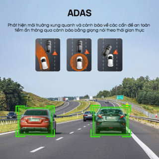 Camera hành trình 70mai Dash Cam A510 3K Quốc Tế Chính hãng, Cảm biến Sony, Cảnh báo va chạm, Lệch làn, GPS, Báo tốc độ