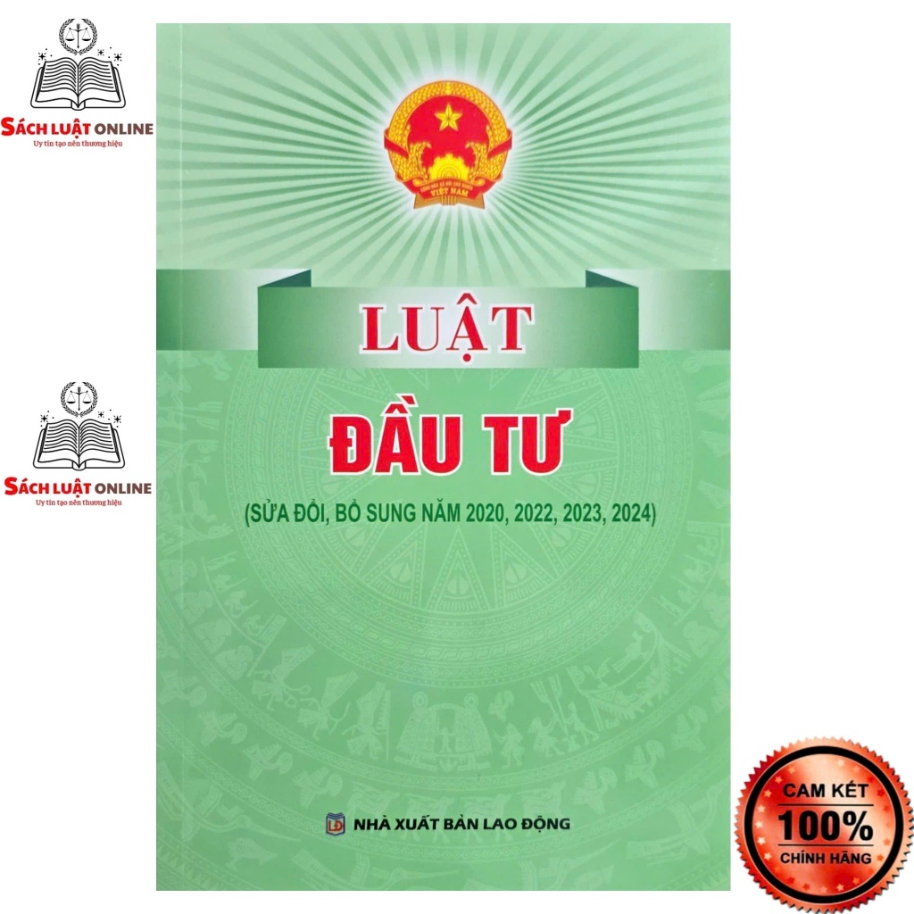 Ảnh Sách - Luật đầu tư (NXB Lao Động) 1