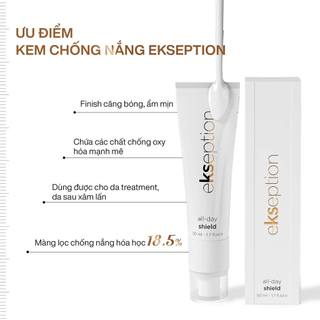 Kem Chống Nắng Ekseption Căng Bóng, Trẻ Hóa Da Ekseption All Day Shield SPF50 50ml