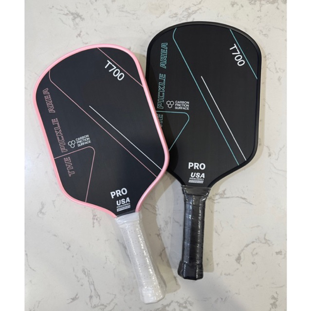 ( HOẢ TỐC ) Vợt Pickleball T700 PRO Pickle Area, mặt carbon siêu nhám
