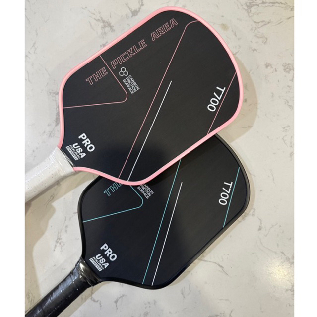 ( HOẢ TỐC ) Vợt Pickleball T700 PRO Pickle Area, mặt carbon siêu nhám