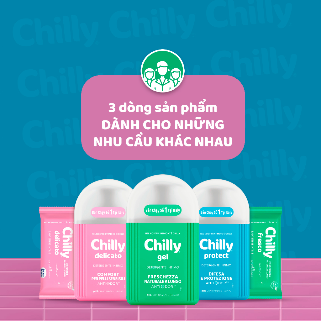 Ảnh Combo 2 Dung dịch vệ sinh phụ nữ Chilly Delicato chiết xuất lô hội dưỡng mềm mại, sạch dịu êm chai 200ml 4