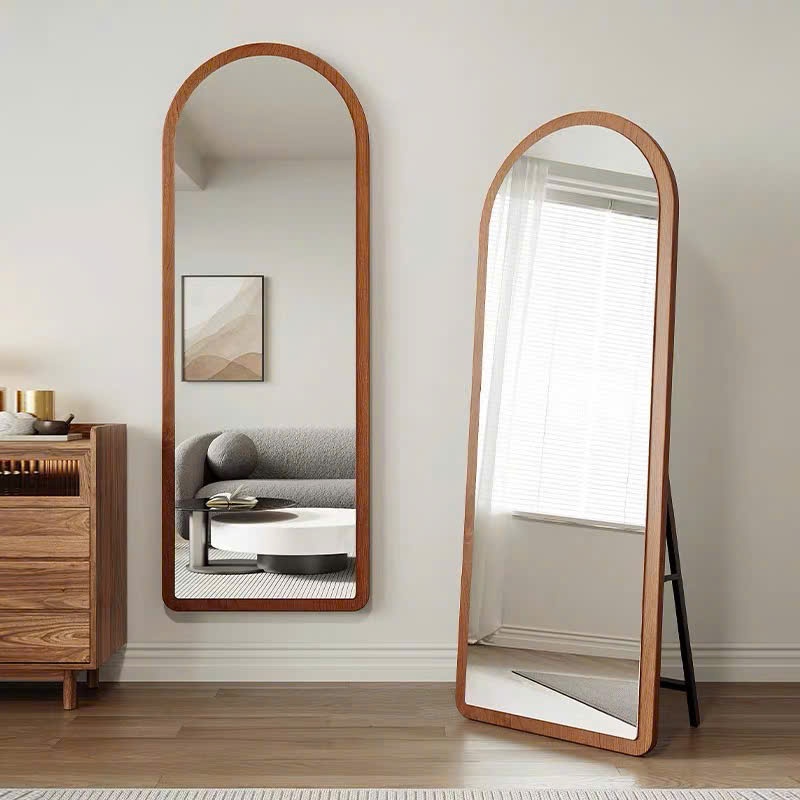 Ảnh Gương đứng soi toàn thân khung gỗ nhiều màu VUADECOR nịnh dáng cao cấp kích thước 50x150cm 4