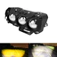 Đèn LED xe máy Đèn LED hai màu Hi / Chùm thấp điểm sáng cho ô tô Xe tải SUV UTV 12V 24VMini Ống kính Đèn pha lái xe