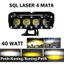 Đèn LED xe máy Đèn LED hai màu Hi / Chùm thấp điểm sáng cho ô tô Xe tải SUV UTV 12V 24VMini Ống kính Đèn pha lái xe