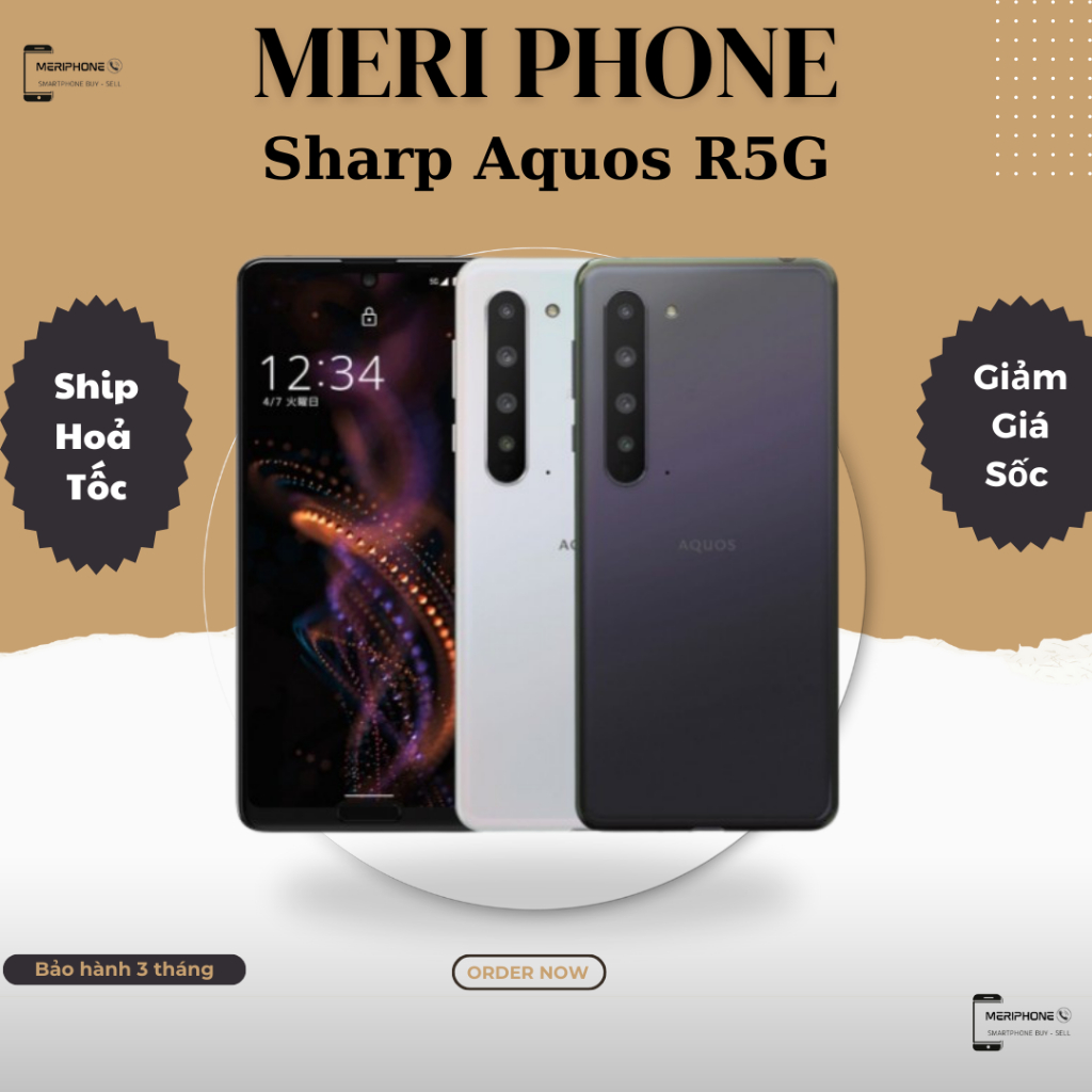 Điện thoại Sharp R5G Máy Đẹp Nguyên Zin Full Chức Năng Bộ Nhớ 12/256G ...