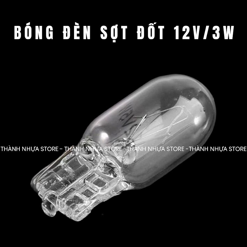 Bóng đèn Halogen T10 sợi đốt xinhan xe máy, đồng hồ, oto (giá 1 cái)