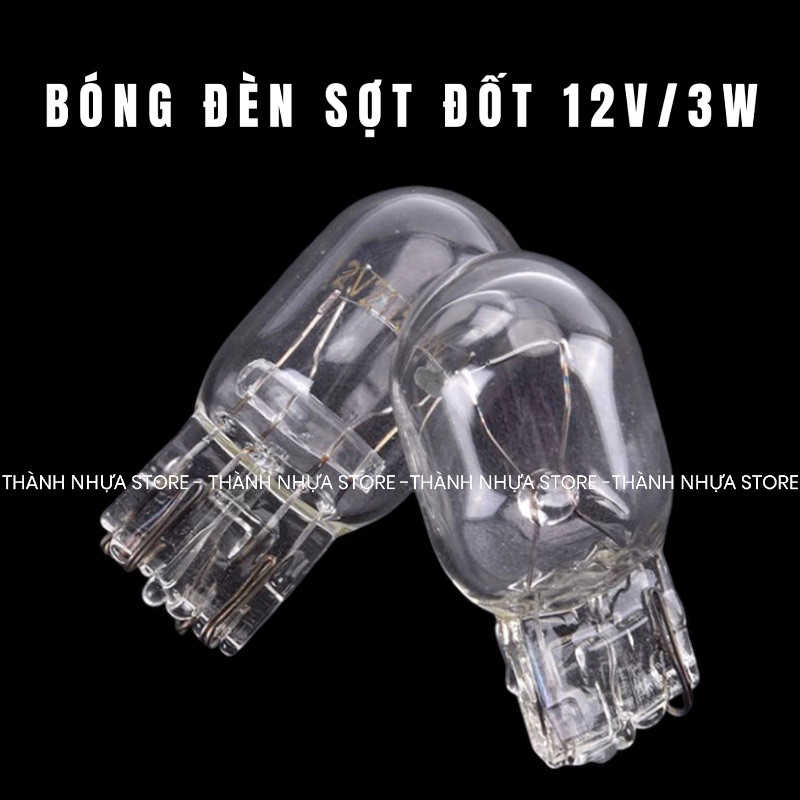 Bóng đèn Halogen T10 sợi đốt xinhan xe máy, đồng hồ, oto (giá 1 cái)