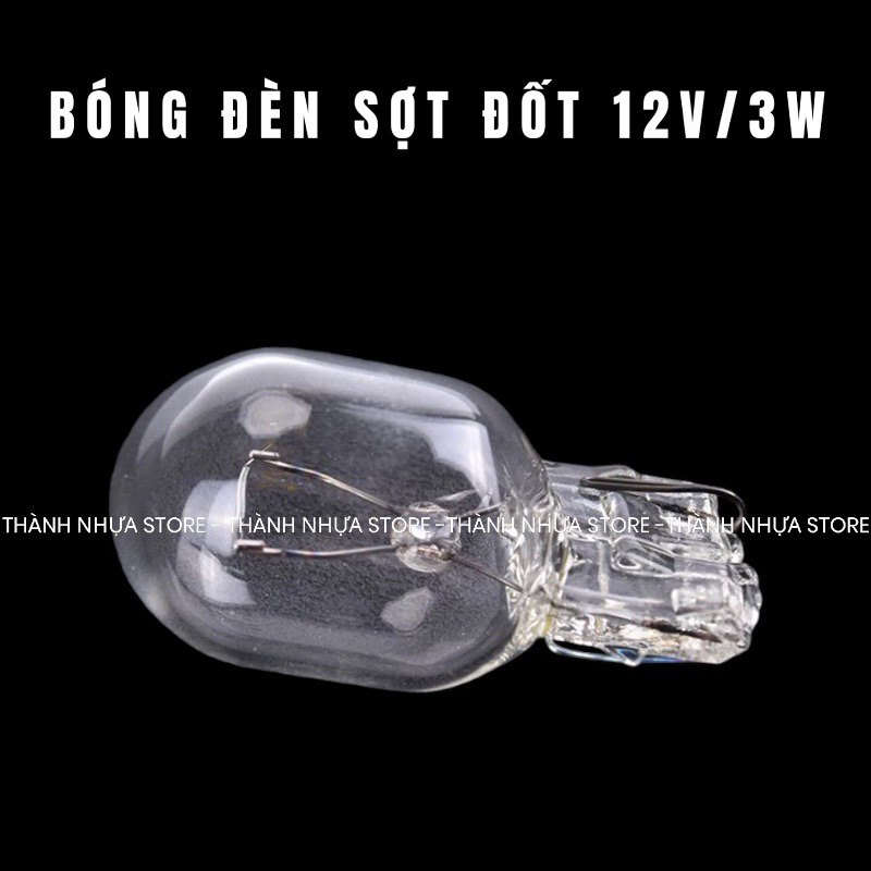 Bóng đèn Halogen T10 sợi đốt xinhan xe máy, đồng hồ, oto (giá 1 cái)