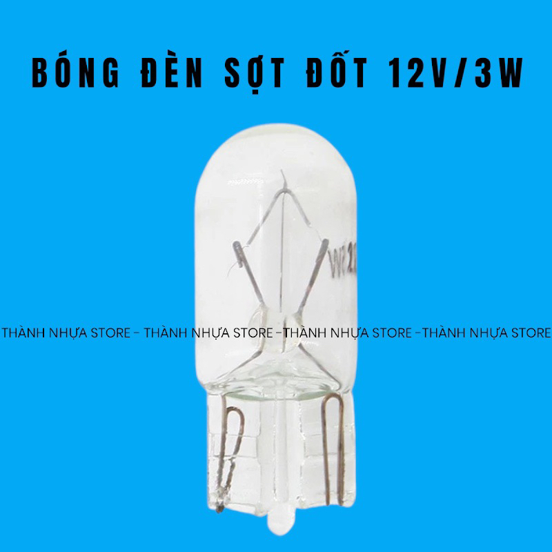 Bóng đèn Halogen T10 sợi đốt xinhan xe máy, đồng hồ, oto (giá 1 cái)