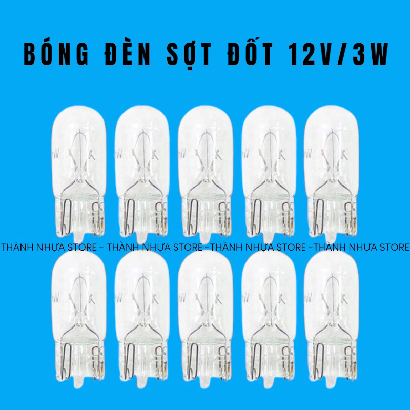 Bóng đèn Halogen T10 sợi đốt xinhan xe máy, đồng hồ, oto (giá 1 cái)