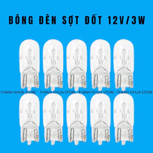 Bóng đèn Halogen T10 sợi đốt xinhan xe máy, đồng hồ, oto (giá 1 cái)